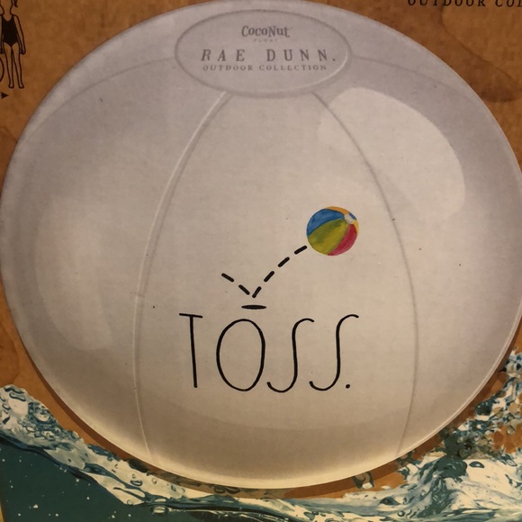 RAE DUNN RING FLOAT AND BEACH BALL. Swimming pool fun items. - Picture 3 of 8